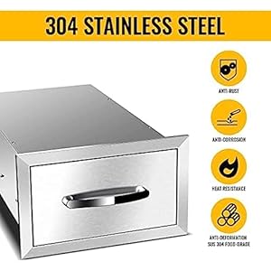 Outdoorkitchendrawerbbqdraweroutdoorkitchenaccessdrawershorizontalstainlesssteeldoubledrawersforoutdoorkitchengrillingstationorbbqisland14wx23dx85h Urban Country Home Decor Outdoor kitchen drawer bbq drawer outdoor kitchen access drawers horizontal stainless steel double drawers for outdoor kitchen grilling station or bbq island14wx23dx85h urban country home decor