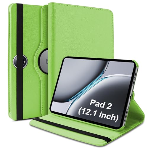 Image of TGK 360 Rotatable Smart Flip Case Cover for OnePlus Pad 2 12.1 inch Tablet (Green)