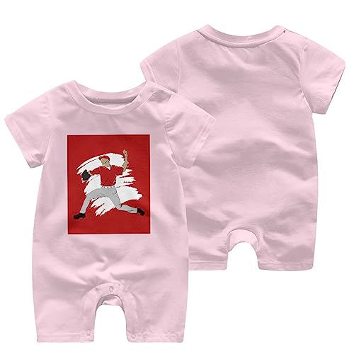 Levikllnhx] Angels 大谷翔平 ロンパース 半袖 ベビー服 綿