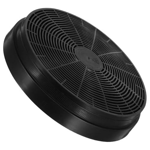 Kisangel Filtre à Charbon pour Hotte Aspirante Cuisine, Filtre en Plastique Circulaire de 17,5 Cm, Dégraissant et Absorbant les Odeurs, Accessoire de Ventilation Compatible pour Hottes