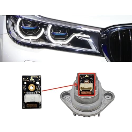 Placa de Luces diurnas DRL Blancas para Faros de Serie 7 G11 G12 2015-2018 3
