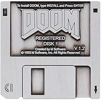 DOOM Floppy Disk Limited Edition, 45 x 45 mm, Metal Caucho