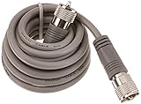 TruckSpec TS-8X9 Gray 9' CB Antenna Mini-8 Coax Cable with PL-259 Connectors