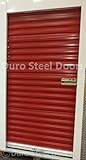 DuroSTEEL Janus 5'x8' Mini Storage 650 Series Metal Roll-up Door Hardware Direct High Gloss White