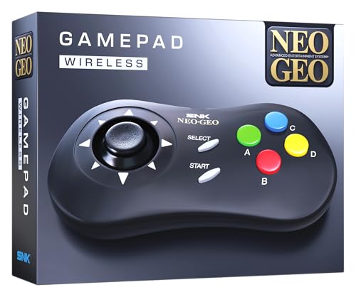 Amazon.co.jp: NEOGEO AES+ ワイヤレスゲームパッド(ブラック) : ゲーム