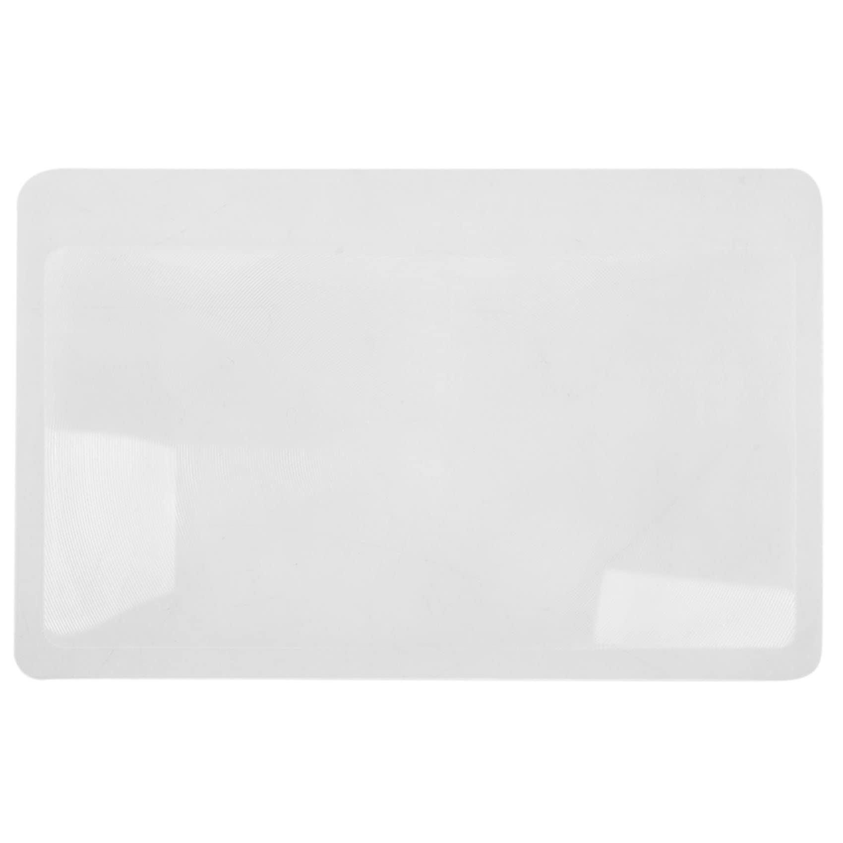Melairo Transparent 3 X Magnifier Magnification Magnifying Fresnel Pocket Credit Card Size Magnifying Glass
