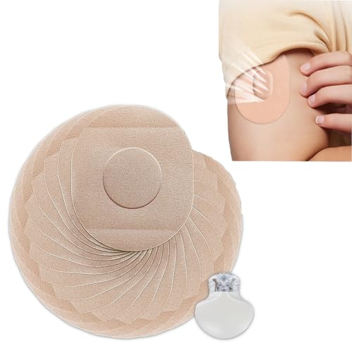 Adecuado para parches Medtronic Guardian 3 4 parches Impermeable, transparente e hipoalergénico, ideal para hacer deporte, nadar o ducharse Autoadhesivo (Beige, Beige 20 Piezas)