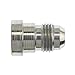Brennan Industries 2406-16-06-IN Steel Insert Only Straight Reducer, 1-5/16"-12 SAE x 9/16"-18 SAE Thread, 1" Female JIC x 3/8" Male JIC, 1.22" Length