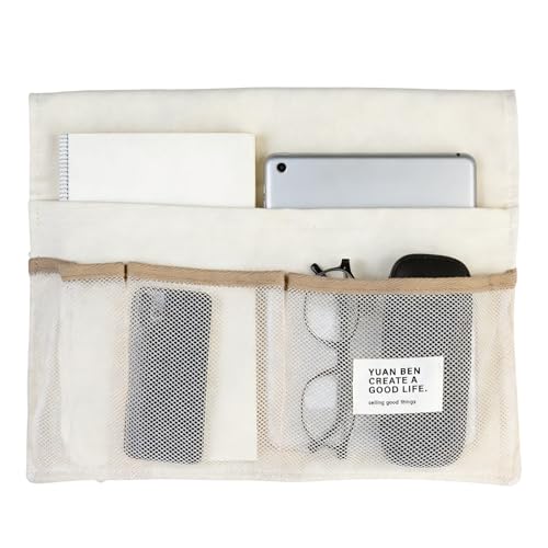 Olinner Bett Organizer zum Einhängen Multi-Pocket mit Großer Kapazität Betttasche zum Einhängen Nachttisch für Hochbett für Zuhause, Büro,...
