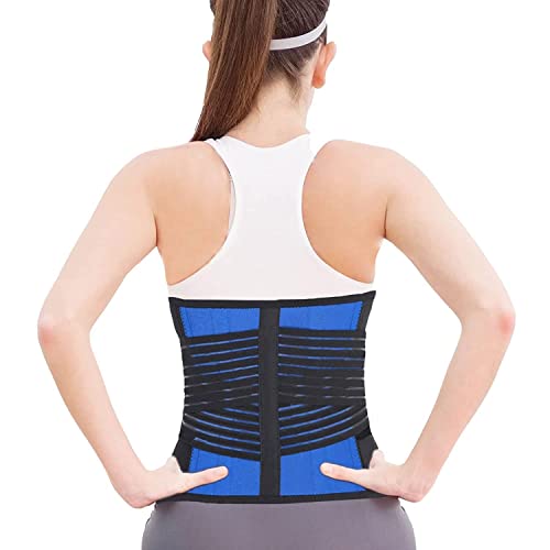 Fajas lumbares para Hombres y Mujeres (Tallas S-6XL): Cinturón de Soporte para la Cintura Que Alivia el Dolor Lumbar y Corrector de Postura para la Columna Lumbar.