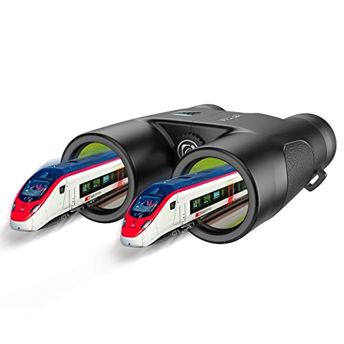 10x42 Sports Auto Focus Military Binoculars for Adults and Kids, HD Professional Low Light Night Vision Waterproof Binoculars Telescope for Bird Watching Traveling Hunting Concert-BAK4 Prism FMC Lens