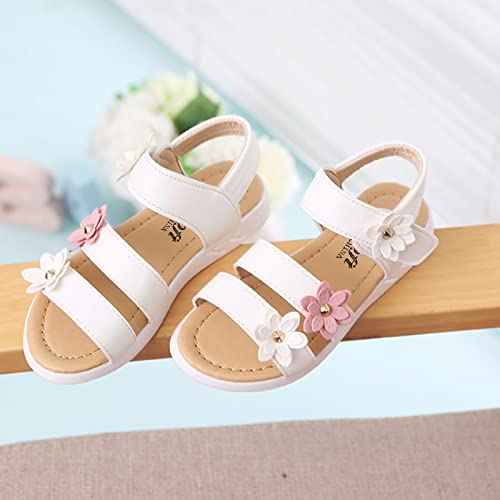 Little Girl's Open Toe Strap Flowers Sandals Toddler Kids Summer Beach Play Shoes Non-Slip Soft Sole Active Sandals2