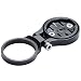 Dymoece Adjustable Bicycle Stem Computer Mount for Garmin Edge 25 130 200 500 510 520 800 810 820 1000 1030 (Black)