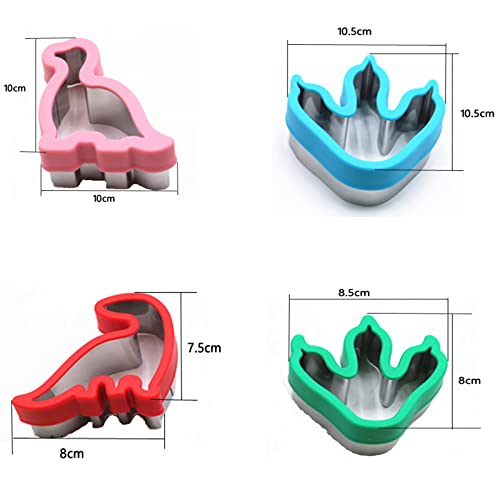Dinosaur Dragon Cookie Cutters，Sandwich Cutter，Sandwich Cutter For Kids，Metal Biscuit Cutter Set，Fruit And Vegetable Cutting Die（13Pcs/Cookie Cutter) #TOP1