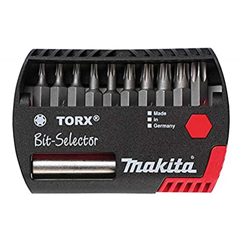Makita P-53768 Coffret de 11 embouts Torx avec porte-embout Ă changement rapide