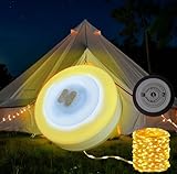Photo Gallery kwaiffeo accessori da campeggio, luci a stringa 2 in 1, ricaricabili, impermeabili, a led, da appendere, per campeggio, tenda, giardino, feste, festival (10 m) Photo Gallery kwaiffeo accessori da campeggio, luci a stringa 2 in 1, ricaricabili, impermeabili, a led, da appendere, per campeggio, tenda, giardino, feste, festival (10 m)
