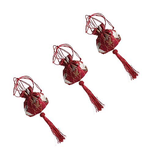IMIKEYA bolsa china decorativa para sachet 3 piezas miniatura 1