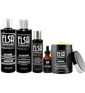 Elsa Rodriguez - Gold Hair Care Set: Shampoo, Conditioner, Mask, Serum & Stem Cells Tonic - Sulfa...
