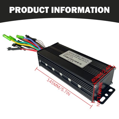 Controlador de motor sin escobillas 30A ebike de onda sinusoidal para patinete 24V 36V 48V 5