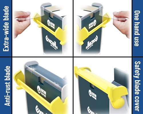 Excell Twin Premium Wide Metal Multi-Roll Desktop Tape Dispenser, ET-12271, 2 inch Wide, 3 inch Core image 4