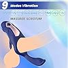 YcsLust 3 in 1 Penisring Vibratoren mit APP Fernbedienung,Paarvibrator mit 9 Vibration Modi,Sexspielzeug Hodenringe,Doppelmotoren,Hochwertiger Penisring aus Silikon, Sexspielzeug für Männer und Paare #1