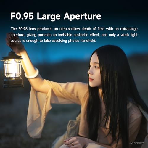 Image of Brightin Star MF 50mm F0.95 II Full Frame Lens for Sony E Mount Mirrorless Camera, f /0.95 Large Aperture Prime Manual Focus Lens for A7 III A7R IV A7C A7S III A1 A7 IV A9 II
