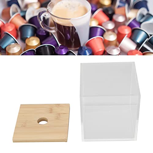 Porte-capsules de café design en acrylique transparent style cristal pour bar maison