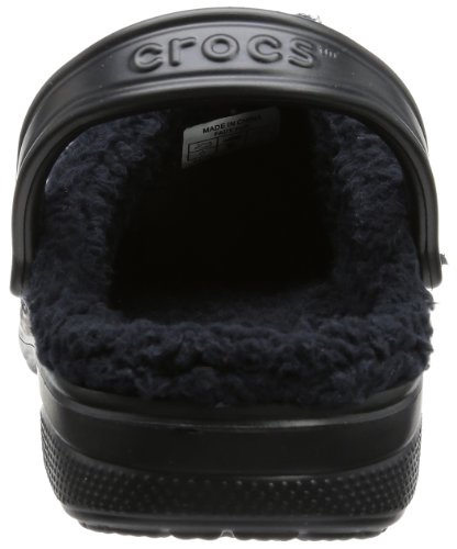 Crocs Baya Lined, Zoccoli Unisex-Adulto, Nero