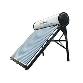 FP-TECH Sonnenkollektor Premium Solar-Wassererwärmer, 1.8E+2 Liter, Weiß, Wandmontage, Edelstahl, Vakuumröhren, 58 x 1.8E+3 mm, Zentrales Managementsystem, Auf Effizienz ausgelegt