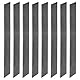 PATIKIL E52100-Stahl für die Messerherstellung, 8er-Pack 12 x 1-1/2 x 1/8 warmgewalzter Flachstahl Stahlblech für DIY-Blankblech, professionelle und Hobbynutzung