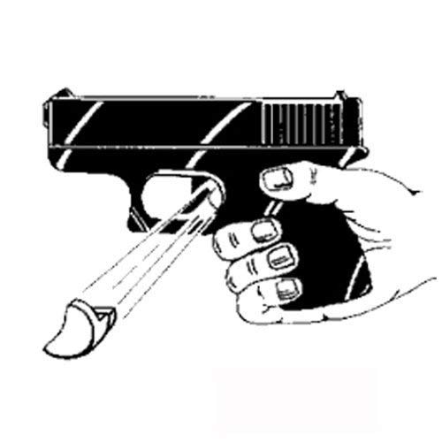 Right-Handed Adjustable Trigger Block Holster for Glock Models Manufactured After January 1998