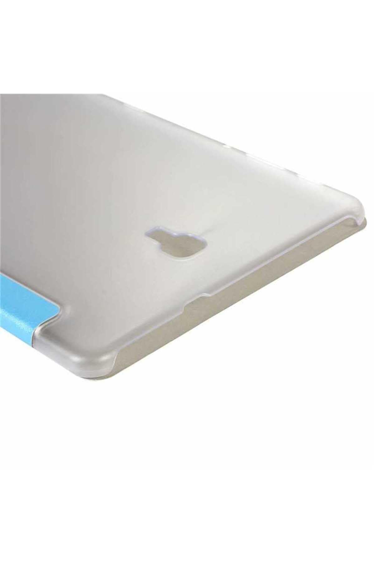 CONSTRAIN - Galaxy Tab A T590 ile Uyumlu Smart Cover Standlı 1-1 Kılıf-Kırmızı