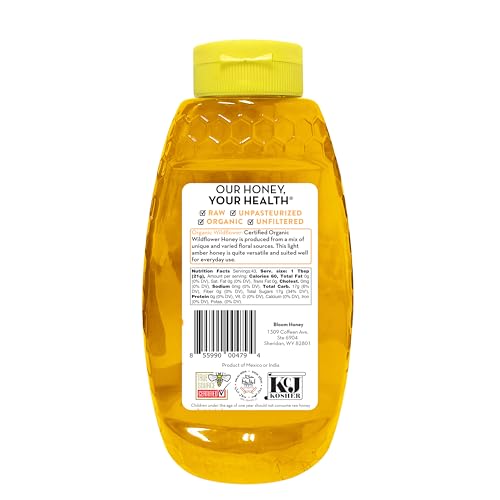 Miel Pura Orgánica Natural Bloom Wildflower 32oz miniatura 6