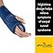 FUTURO Night Wrist Support, Left or Right, Adjustable, Helps Provide Nighttime Relief of Carpel Tunnel Symptoms, Made of Breathable Material, Easy-to-Use Sleeve Design, One Size Fits Most (48462ENR)