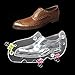 LYFJXX Skórzane męskie buty plastikowa forma do czekolady 3D foremki do ciastek cukierkowych narzędzia do dekorowania ciast DIY domowe akcesoria do pieczenia