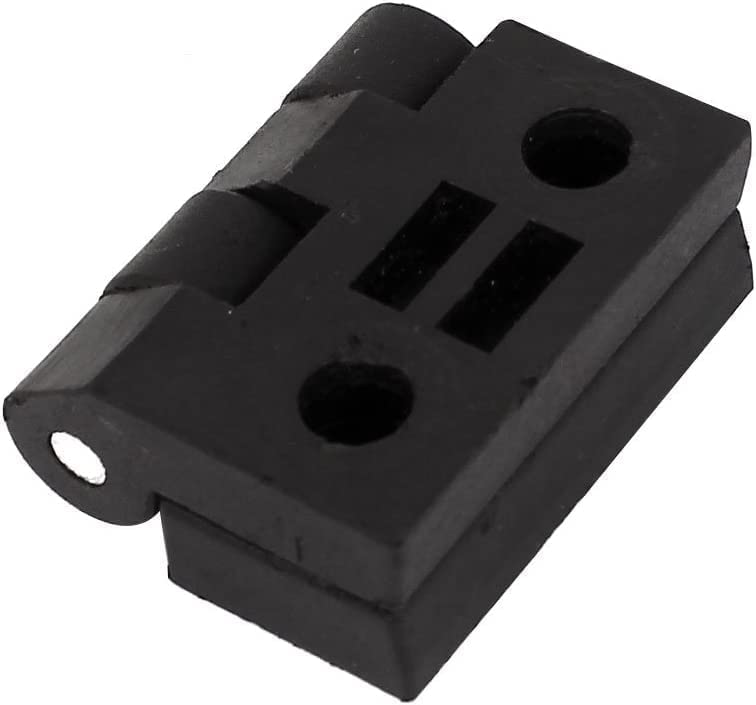 Cerniere per Ante della Cucina, Clip per Ante dell'Armadio, Cerniera per Tubo per Porta Nera piegata da 50 mm x 40 mm