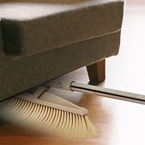 Besen- und Kehrschaufel-Set Haushaltsreinigung Bodenstaub Haare fegen Müll Küche Zauberbürste (D Einheitsgröße) – Bild 5