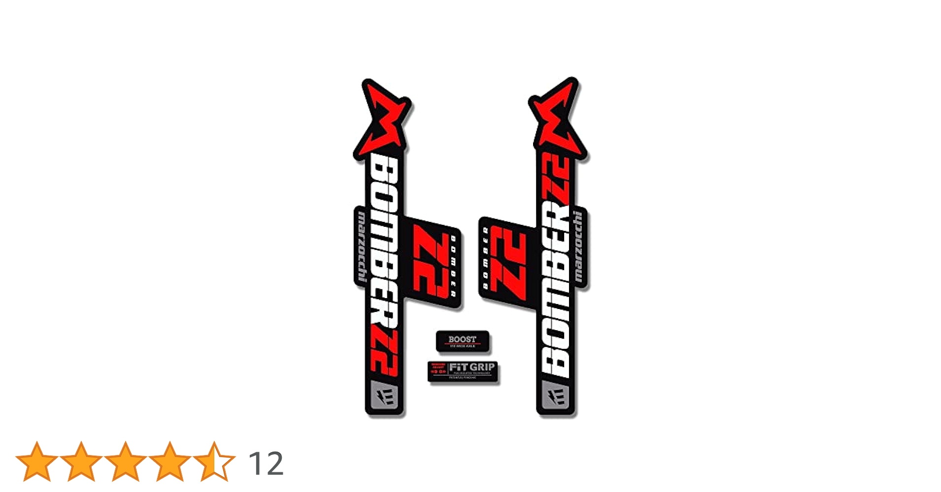 Stickers compatible with Marzocchi Bomber Z2 e-bike fork