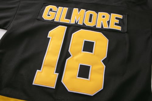 #18 Happy Gilmore Hockey Jersey for Men,Boston Adam Sandler Shirt 1996 Movie Ice Hockey Halloween Jersey Black S-XXXL4