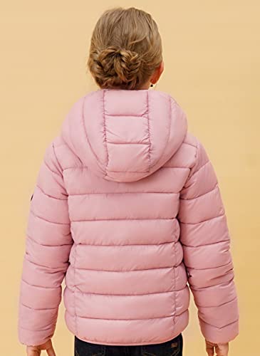 maoo garden Girls Boys Winter Puffer Jacket Big Kids Faux-Down Lightweight Packable Water-Resistant Coat2
