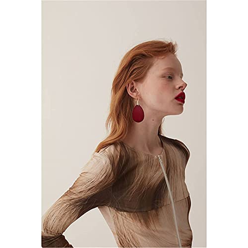 ONLYJUMP 6 Pairs Bohemian Natural Wooden Teardrop Dangle Earrings for Women Retro Lightweight Ethnic Geometric Earrings Handmade Earring Bohemian Statement Jewelry4