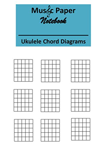 Music Paper: Book/ Notebook / Blank Sheet Music Chord Boxes String Compose/ Journal Gifts For Ukulele Players Song Book image 2