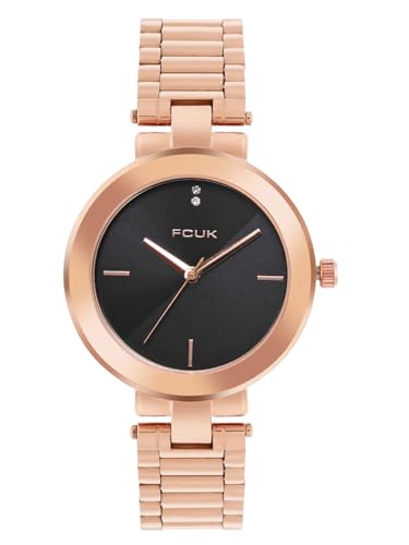 FCUK Analog Black Dial Womens Watch-FK00039B (B0CQ1X8RCQ) Amazon Price History, Amazon Price Tracker