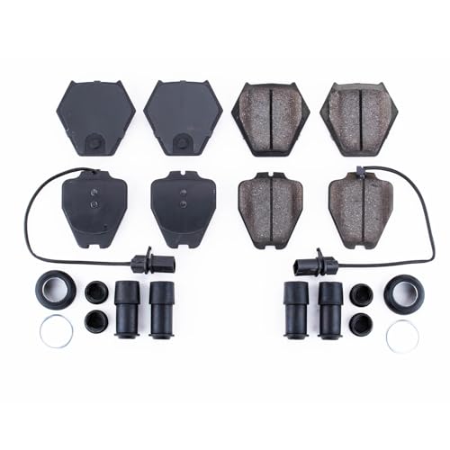 Image of PowerStop Front Brake Pads for Audi A6 Quattro 2000-01 |Allroad Quattro 2001-05 |S4 2000-02 |S6 2002-03 - Z17 Ceramic Brake Pads with Installation Hardware, 17-839