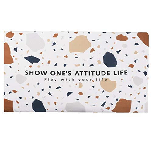 Tapete de piso YARNOW com secagem rápida, absorve água, tapete de cozinha, tapete antiderrapante par