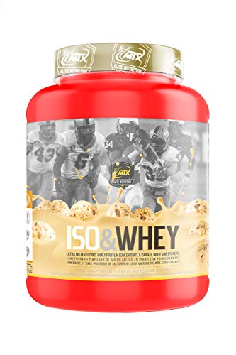Iso & Whey (2,267 Gr) 5 Lbs Vainilla - Cookies - Proteína 100% de Suero Concentrado y Aislado