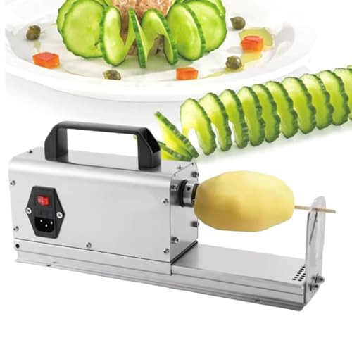 Máquina Cortadora Eléctrica de Papas en Espiral Tornado