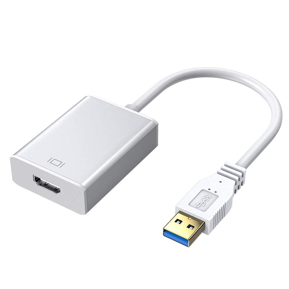 etzin usb to hdmi adaptor usb 3.0 to hdmi 1080p video graphics cable converter with audio for pc laptop projector hdtv compatible with windows xp 7/8/8.1/10[mac os not supported-(epl-777ug)