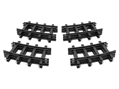 lionel ready-to-play 12-piece curved black plastic track pack