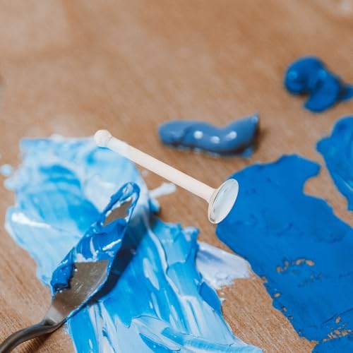Pestillo de vidrio para moler pigmentos de pintura miniatura 5